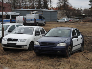Illustration for article titled Police car graveyard